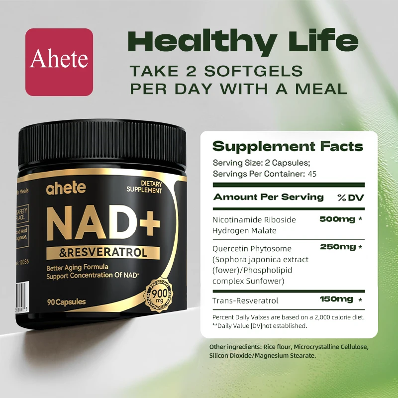 NAD+ & Resveratrol Capsules - Image 2