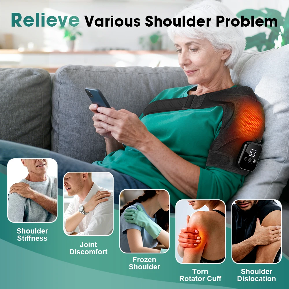 Heated Shoulder Massager Brace - Image 20