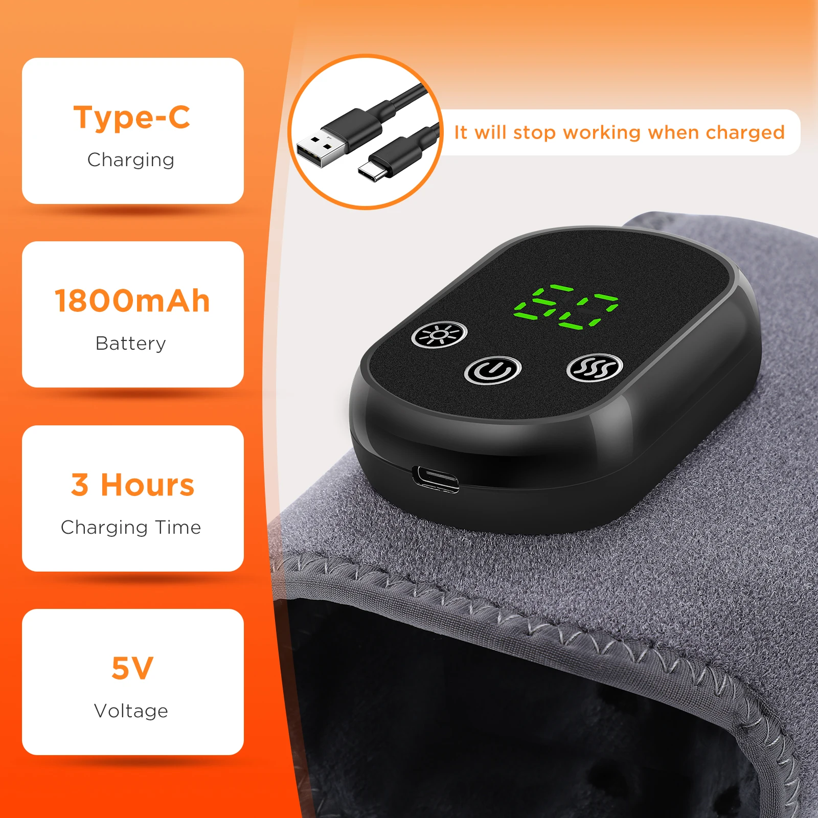Heated Foot Massage Wrap - Image 4