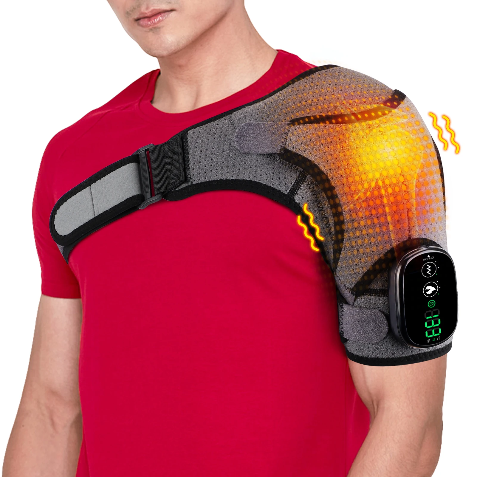 Heated Shoulder Massager Brace - Image 5