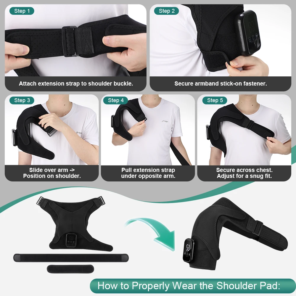 Heated Shoulder Massager Brace - Image 23