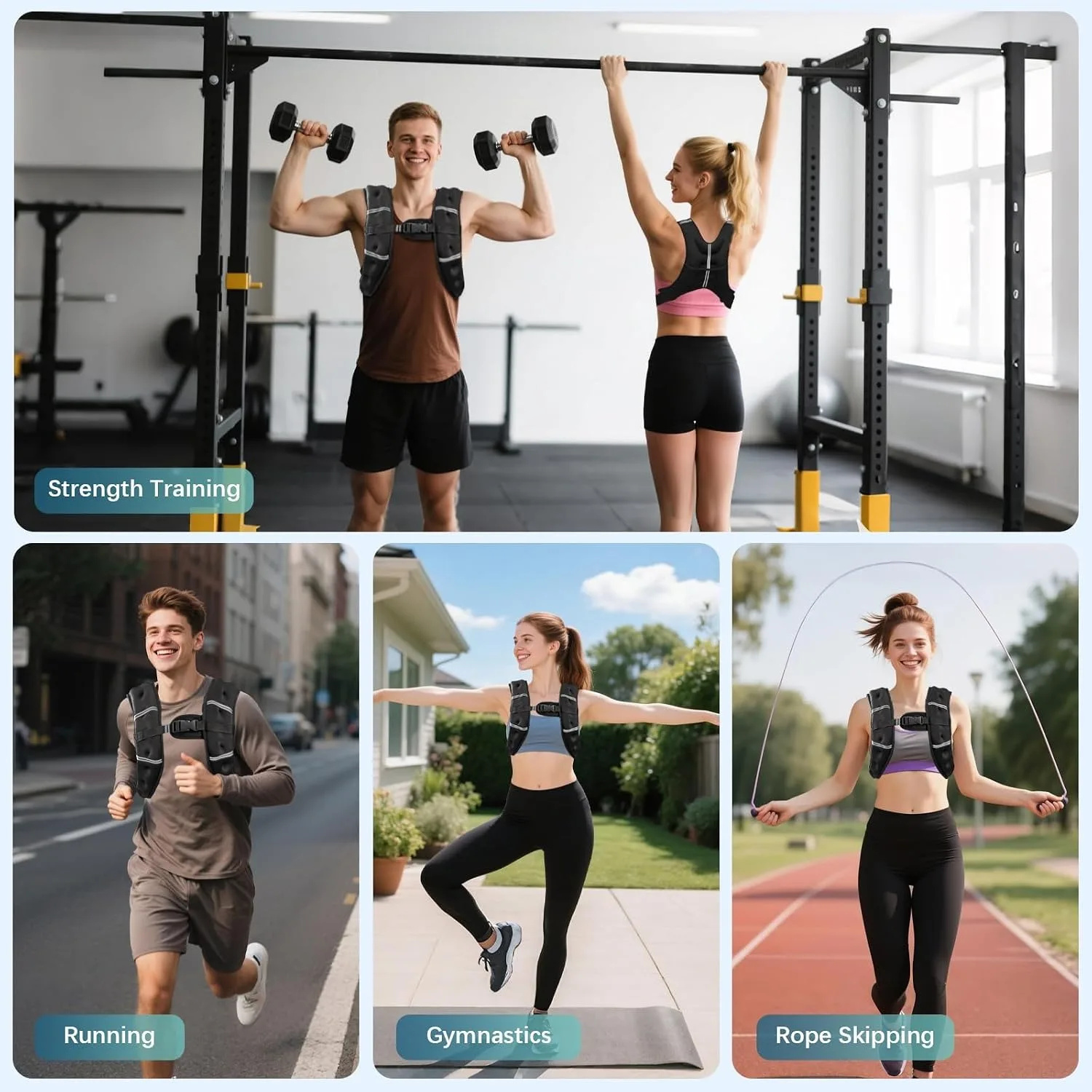 Adjustable Weighted Vest Men/Women - Image 2
