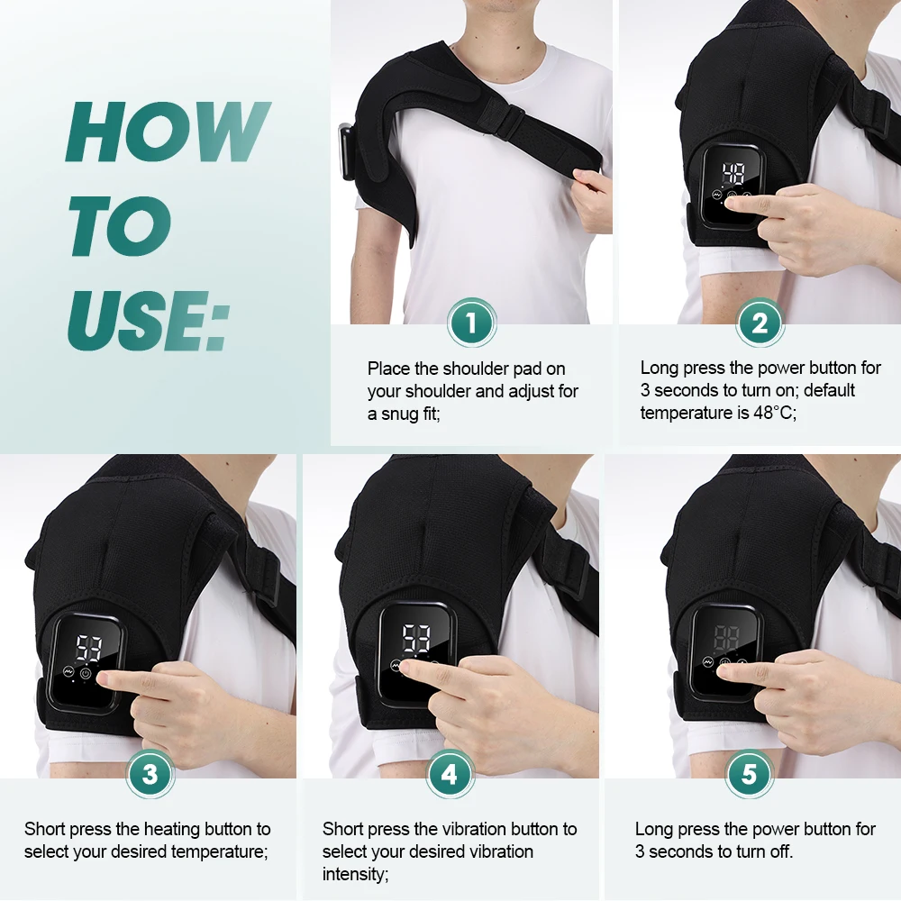 Heated Shoulder Massager Brace - Image 22