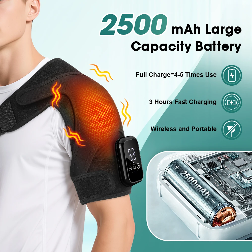 Heated Shoulder Massager Brace - Image 16