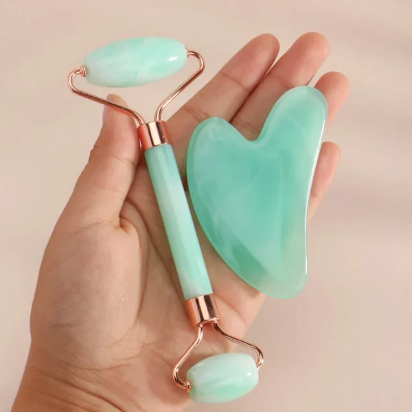 Jade Roller and Gua Sha Set