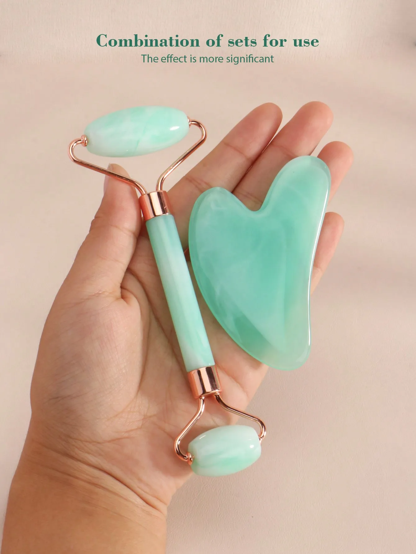 Jade Roller and Gua Sha Set