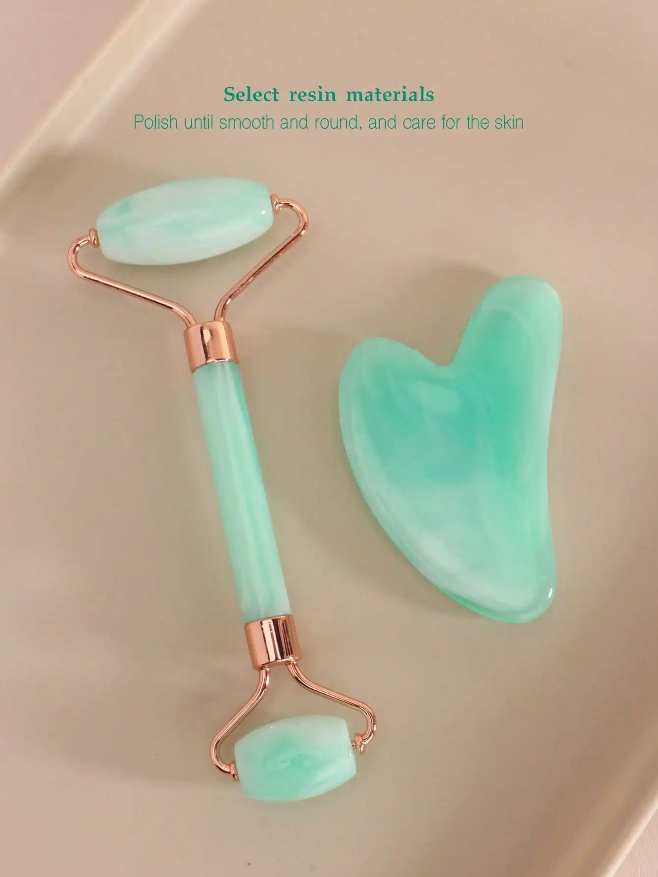 Jade Roller and Gua Sha Set - Image 2