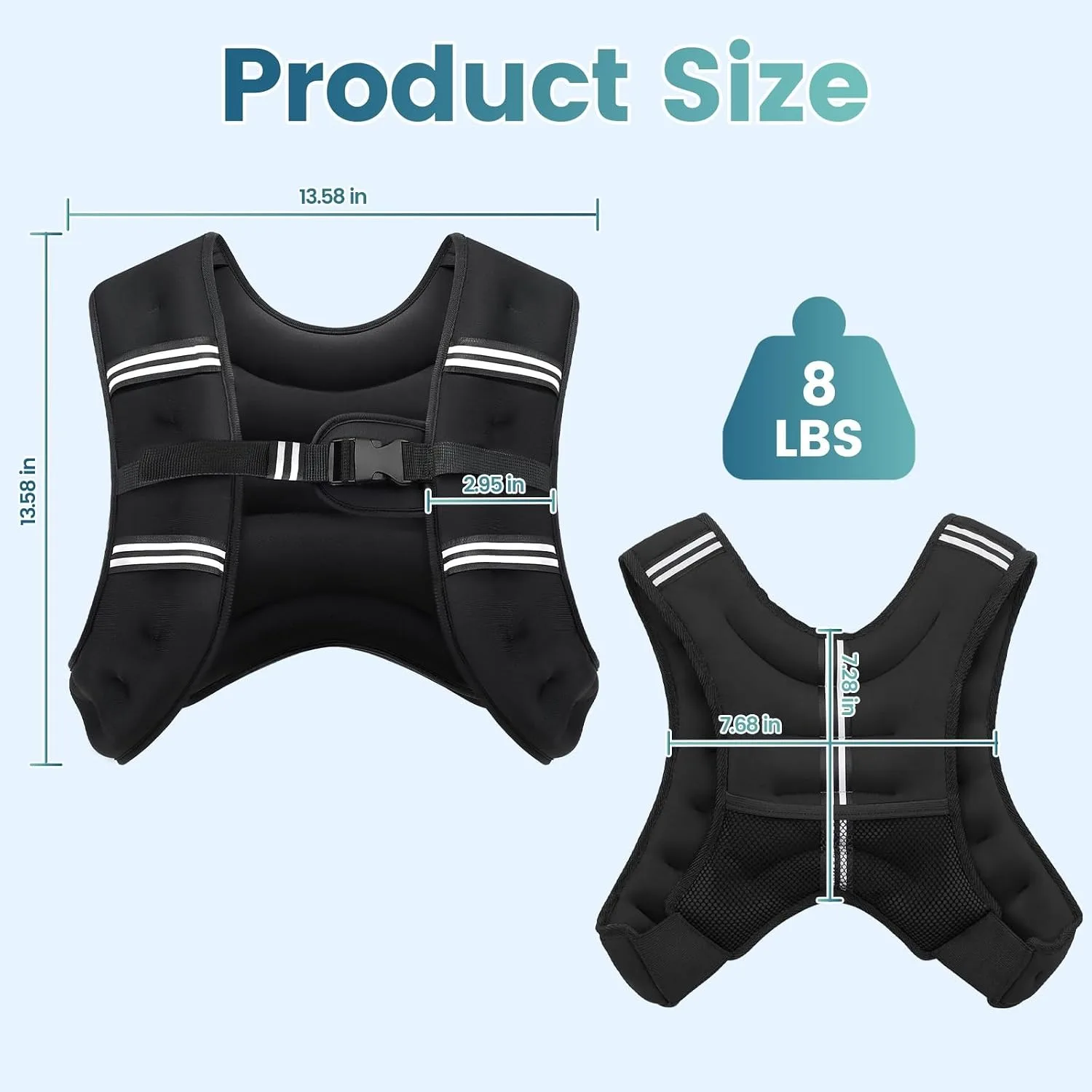 Adjustable Weighted Vest Men/Women - Image 6