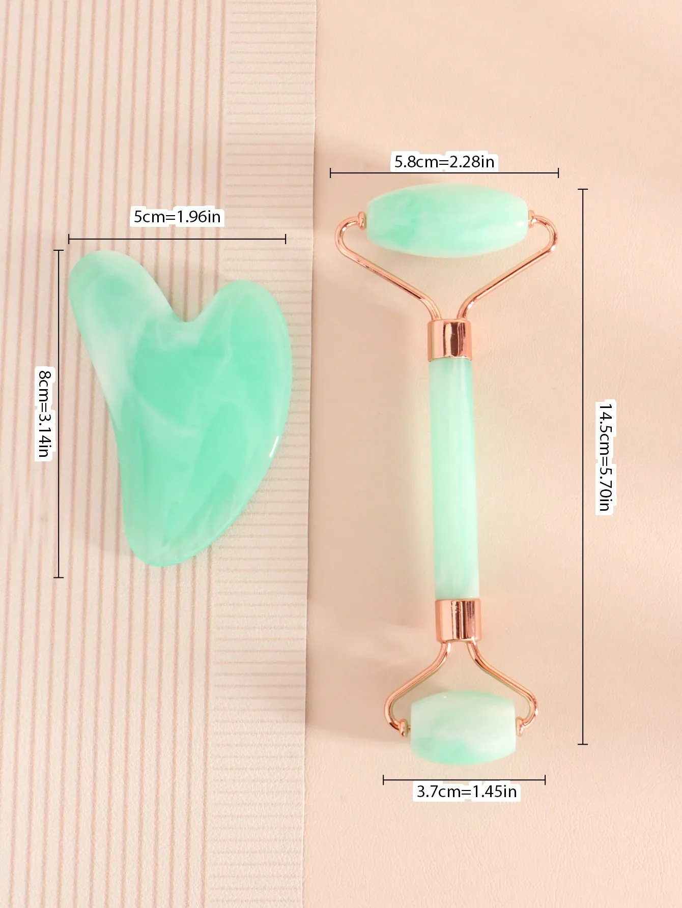 Jade Roller and Gua Sha Set - Image 4