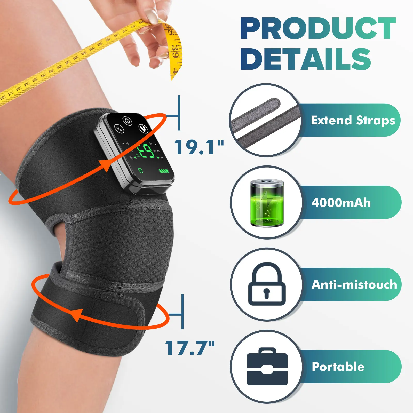 3-in-1 Heated Massage Wrap - Image 5