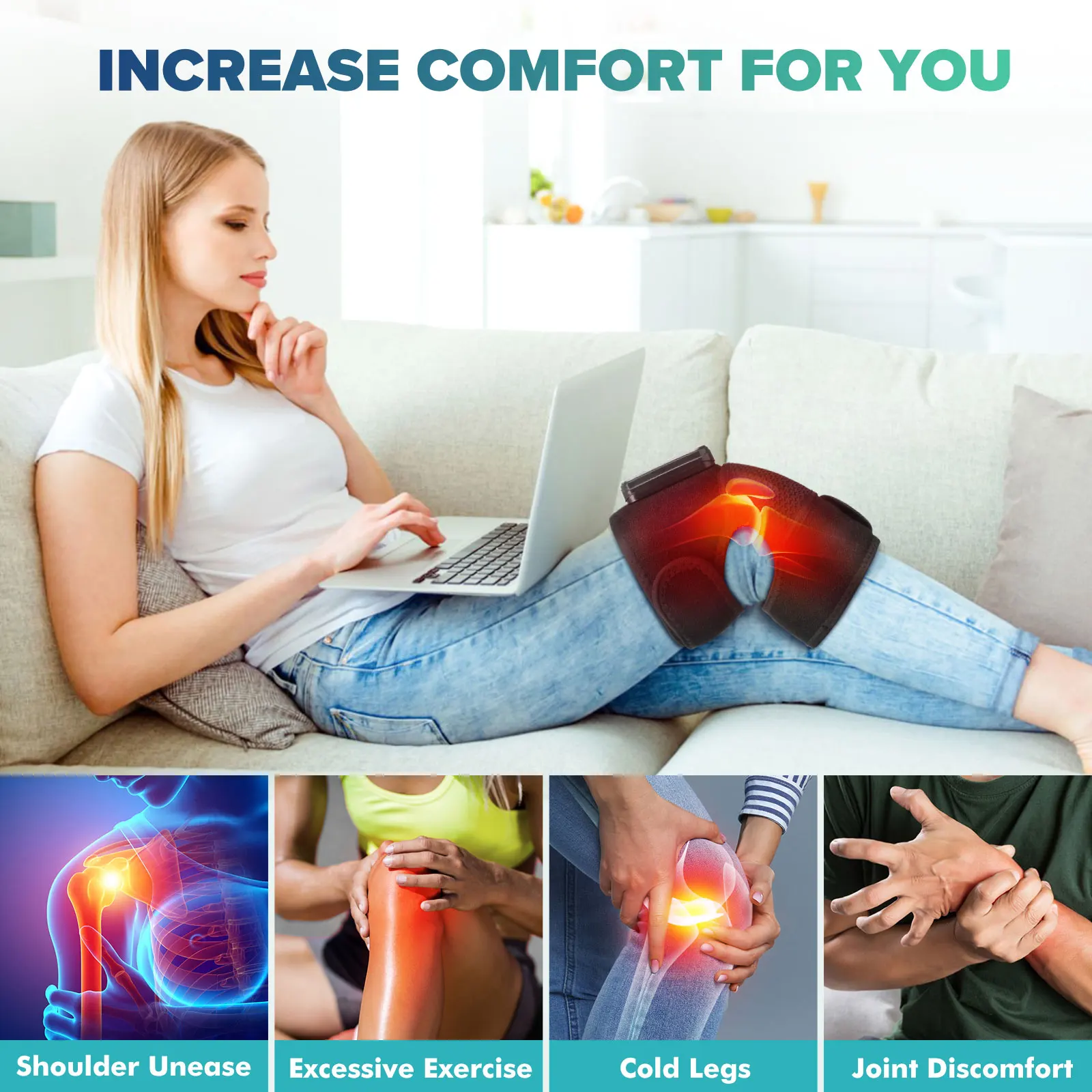 3-in-1 Heated Massage Wrap - Image 4