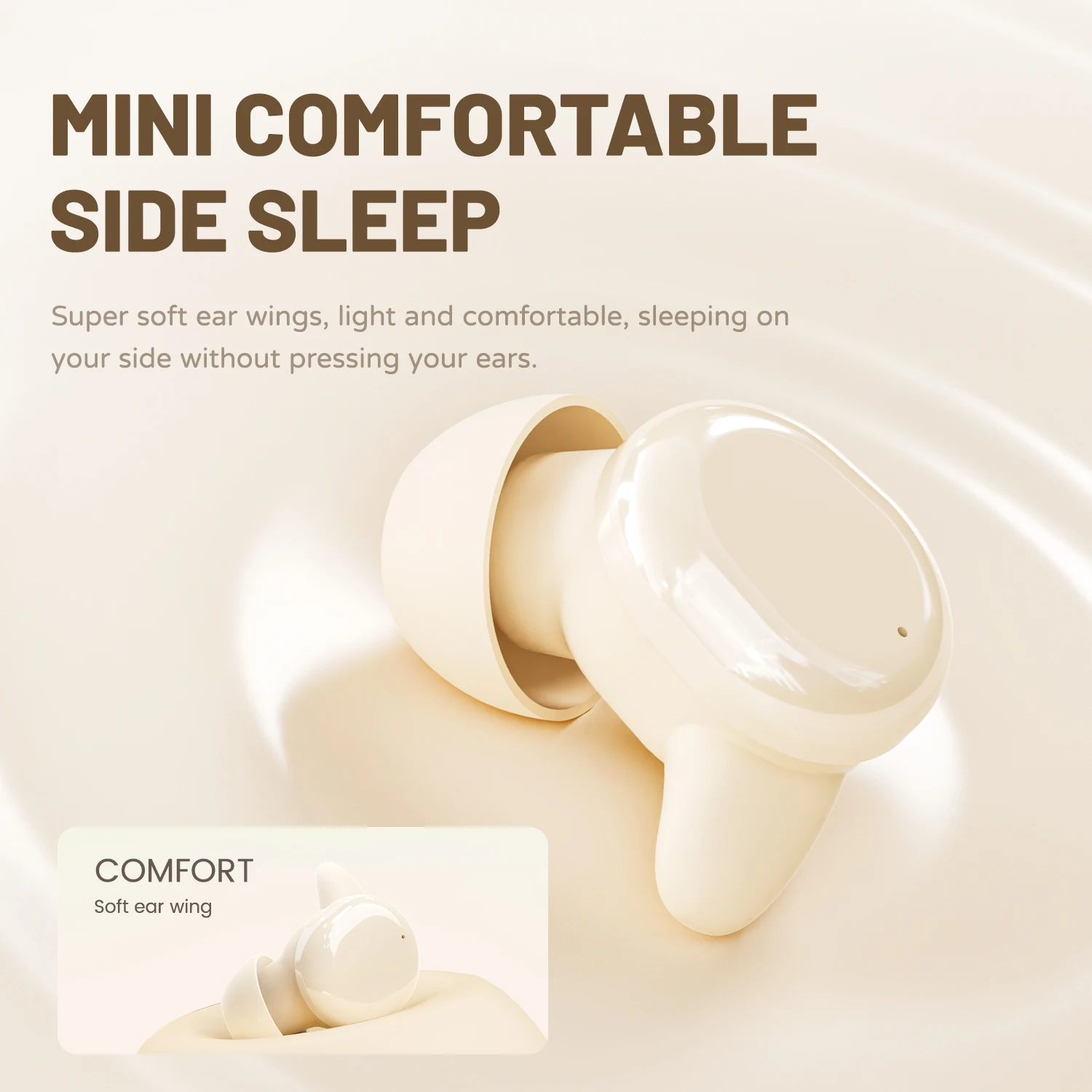 Flat Sleep Bluetooth Wireless Earbuds - Image 6