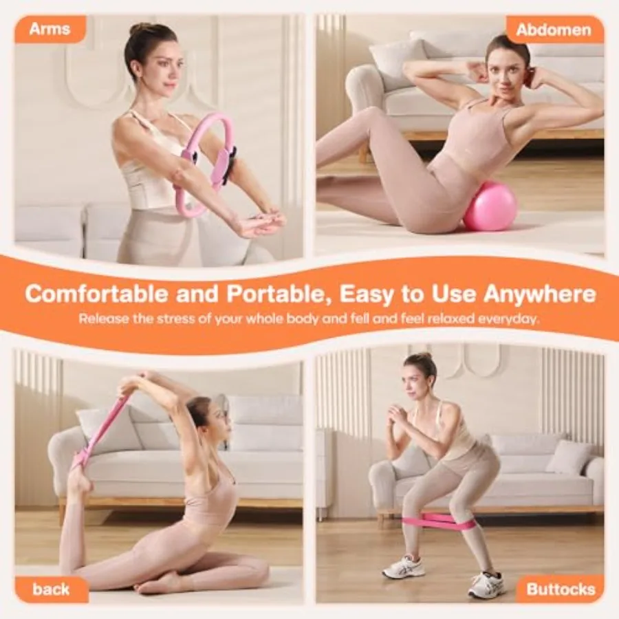 7-Piece Pilates Workout Kit - Image 3
